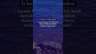 İz Bırakan O Kitap Cümlesi... Özler Özlerköşkü Özler Özleri