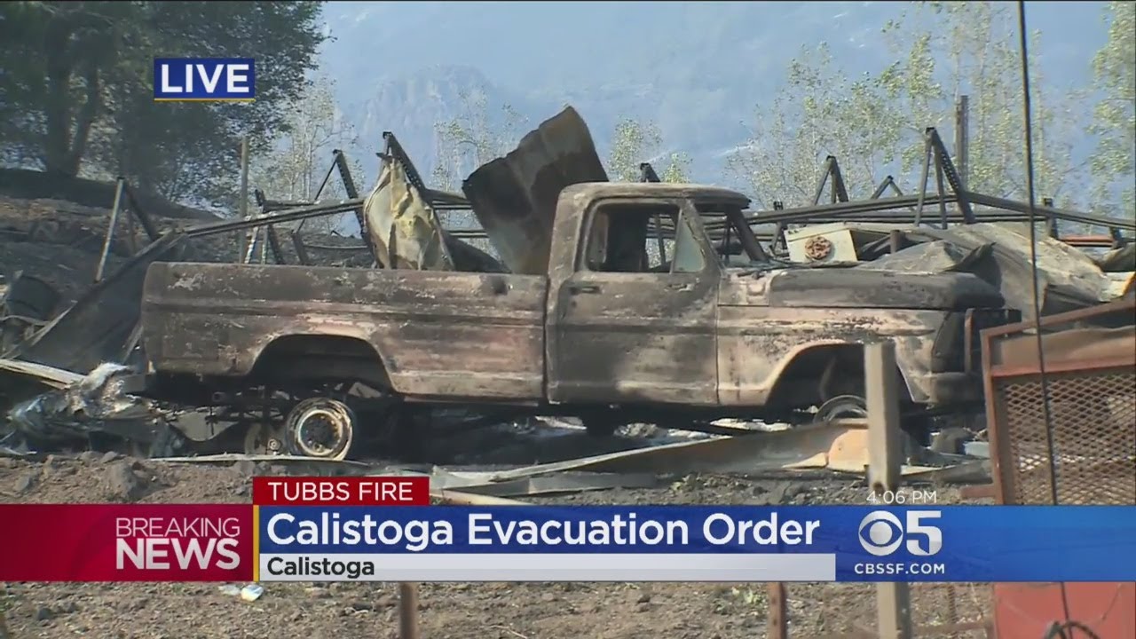 Calistoga Ordered To Evacuate Due To Rapidly Growing Wildfires