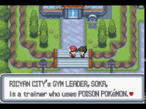 Lets play pokemon Light Platinum part 26-Ricyan city and gym leader Soka YouTube