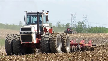 Case 4690 4wd Tractor Spring Tillage Chisel Plowing