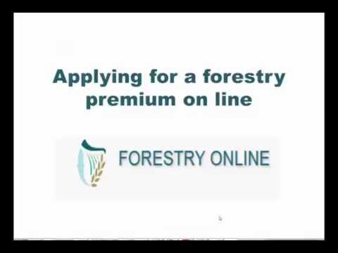Applying for a Forestry Premium Online