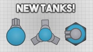 Diep2.io Update - NEW Tanks - Nailgun, Mega-3, More!