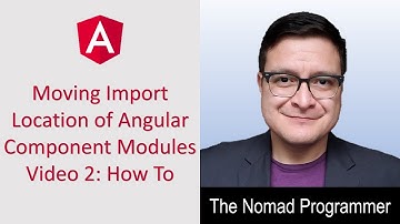 Moving Import Location of Angular Component Modules to Root Library Level: How To