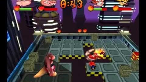 Crash Bash PS1 Gameplay SPACE BASH