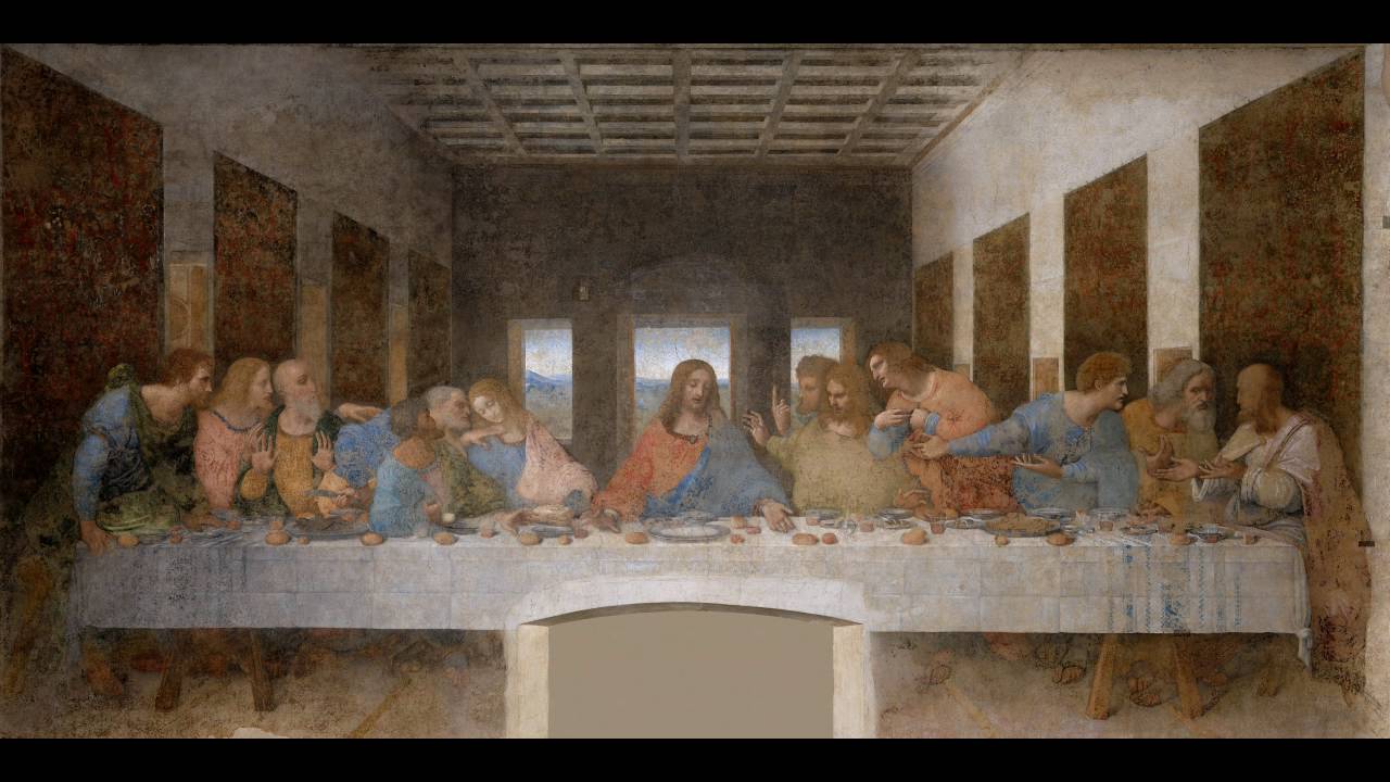 Leonardo da Vinci " L'Ultima Cena " 360° - YouTube