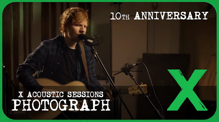 Photograph Acoustic version - Acoustic performance video thumbnail