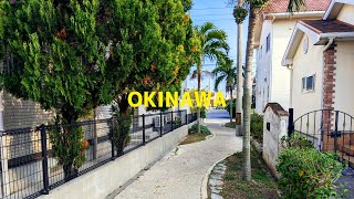 【4K】Okinawa Japan Walk _ Tomigusuku City Sunset walk 沖縄県豊見城市　散歩