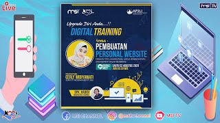 DIGITAL TRAINING ONLINE | BERSAMA CERLY WIDIYAWATI | IT PROGRAMMER MSI | MSI TV CHANNEL