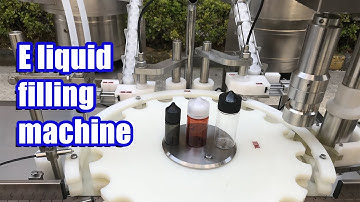 E liquid filling machine 60ml gorilla丨Automatic filling capping labeling machine for vape juice