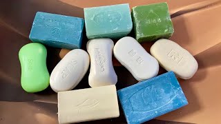 Fine Soap cutting ASMR💙🩵💚💚🤍 10 TheUltimate BarSoapHaul| Experience | No TalkingBliss#youtubeshorts