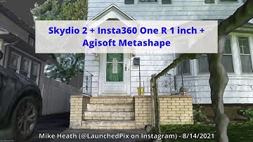 3D Modeling using the Skydio 2 drone and an Insta360 Camera