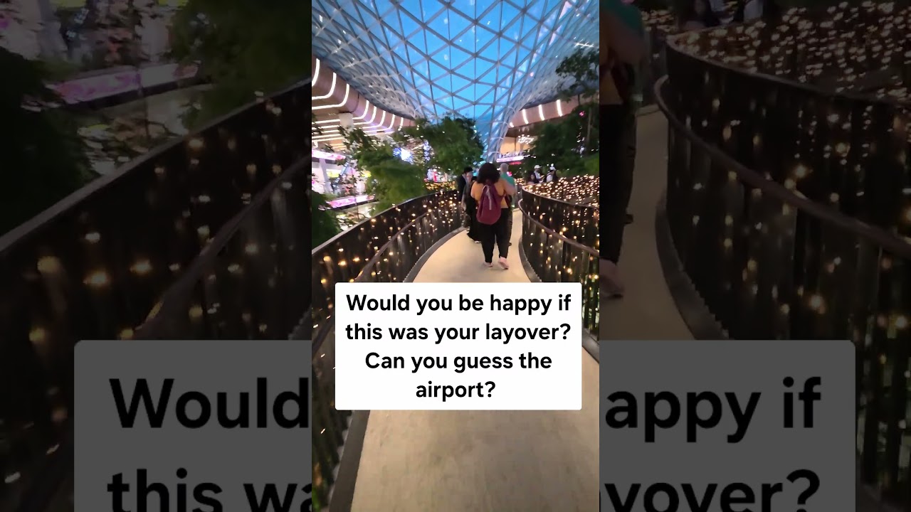 Can you guess which stunning airport this is?