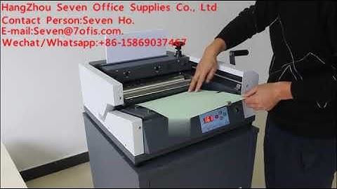 A4 desktop Semi- automatic multifunction glue binding machine