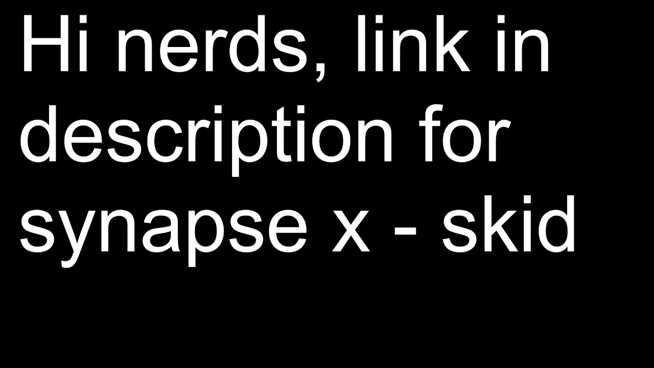 Synapse x free cracked youtube