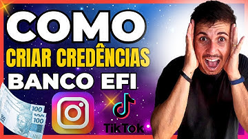 Como criar as credencias no banco Efi  (Painel SMM Completo Passo a Passo)