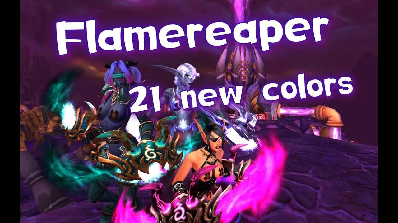 21 new colors of FlameReaper - YouTube