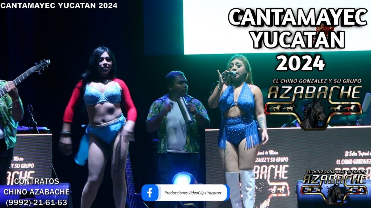 El Chino Gonzalez Y Su Grupo Azabache vivo desde Cantamayec  Yucatan 2024 la cumbias del sureste
