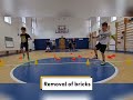 Fun physical education games  pe games  removal of bricks