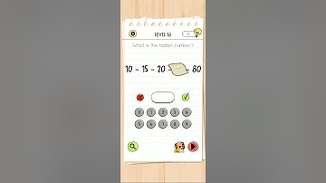 Brain test All-Star level 50 What is the hidden number walkthrough
