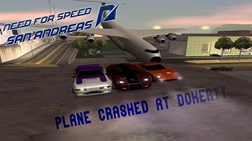 NFS:SA - Plane crashed (Funny moments)