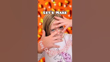 🍬 Candy Corn Nails! | Halloween Nail Art Hacks | DIY Halloween Nails for Kids | Nail Art Tricks 🎃