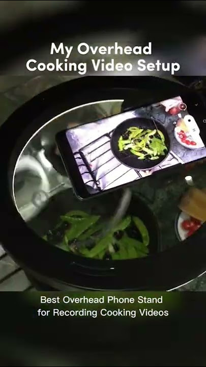 How to Shoot Cooking Video for YouTube - Best Overhead Phone Stand with Ring Light and Scissor Arm