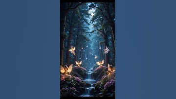 A Thousand Beautiful Fairies Dancing in an Enchanted Forest #shortsviral