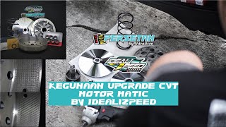 UPGRADE PERFORMA CVT NMAX AEROX LEXI PCX VARIO ADV BEAT MIO DLL by IDEALIZPEED