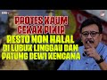 Protes kaum cekak pikir resto non halal di lubuk linggau dan patung dewi kencana