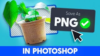How I Save Photos with No Background in Photoshop ✅