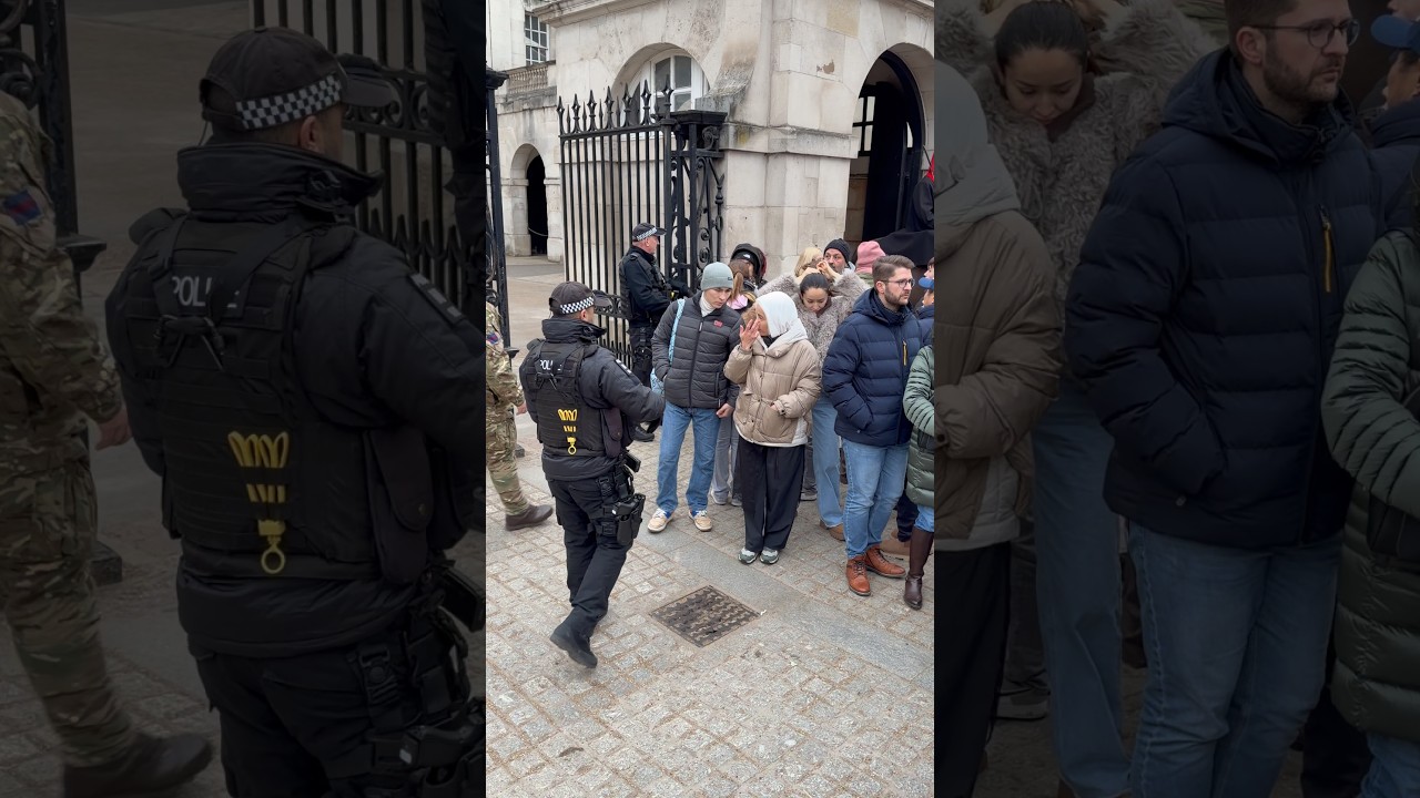 Вернитесь за белую линию! Солдаты и полицейские в действии 