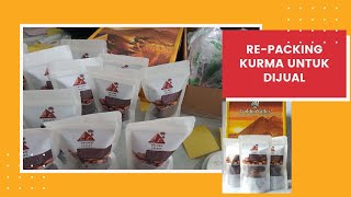 Re-Packing Kurma Golden Valley usaha kecil di bulan ramadhan