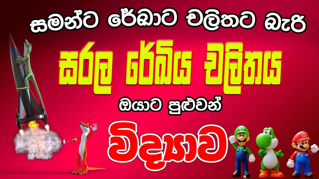 10 ශ්‍රේණිය විද්‍යාව -  සරල රේඛිය චලිතය  -  Motion in a straight line 🚗,🚶🚴