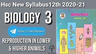 Reproduction in lower and higher Animals With Class 12 hsc Maharashtra board  New syllabus Part 3