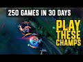 I Played 250 Games in 1 Month To Learn What&#39;s OP In Season 12 League of Legends