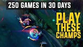 I Played 250 Games in 1 Month To Learn What&#39;s OP In Season 12 League of Legends