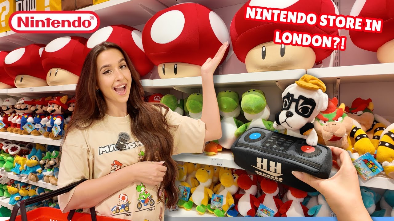 Покупки в ЕДИНСТВЕННОМ магазине Nintendo в Лондоне! ​​#nintendo #London #nintendoswitch