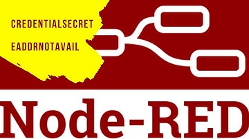 Node Red : credentialSecret & Error: listen EADDRNOTAVAIL: address not available #electricidad #node