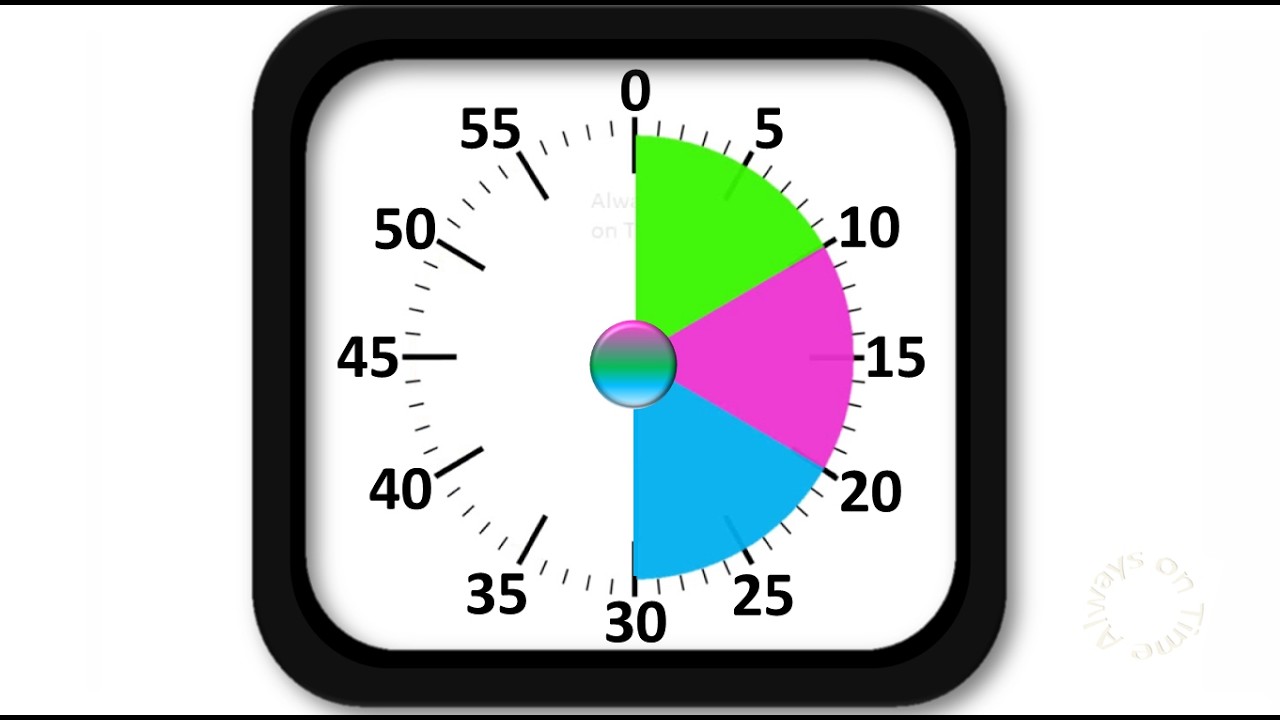 30-minute Visual Timer - YouTube