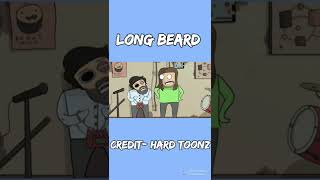 Long beard || #funny #short #not your type #animation