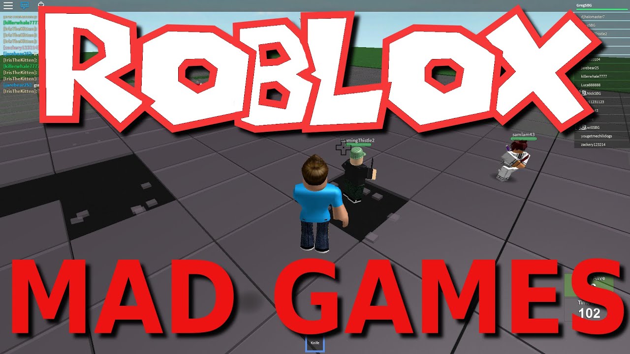 Team Sbg Plays Roblox Mad Games Family Multiplayer - roblox hole in floor game crusher