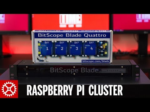 Simple Raspberry Pi Cluster Server Solution using Bitscope Blade Rack