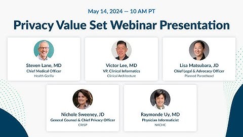 Privacy Value Sets and Sensitive Data Management Webinar