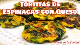 Receta de Tortitas de Espinacas con Queso | Deliciosas, Saludables y Fáciles | Gloria en la Cocina