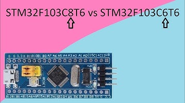 53. STM32F103C8T6 vs STM32F103C6T6