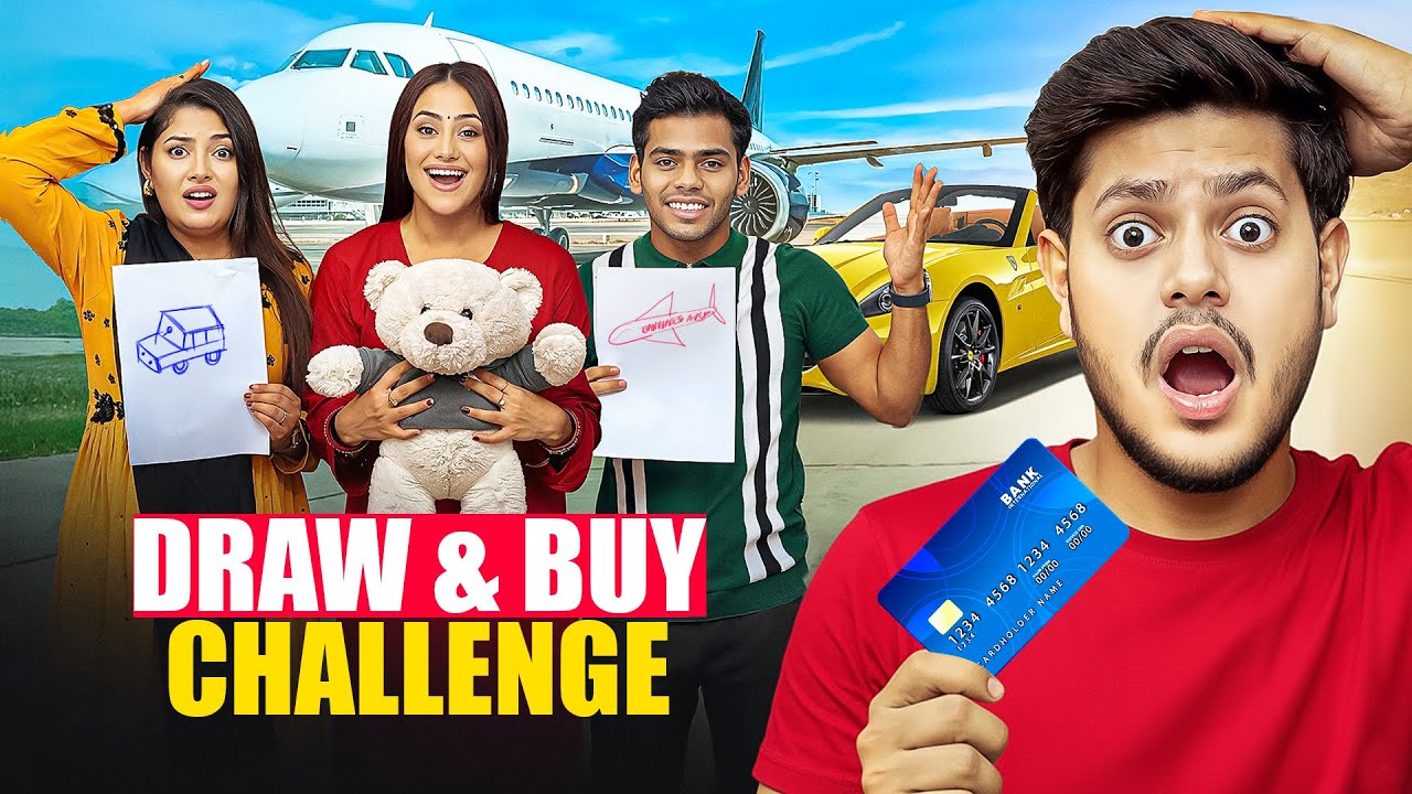 রাকিব এর সব টাকা উড়ে গেলো 💸😱 | Draw & Buy Challenge | Rakib Hossain