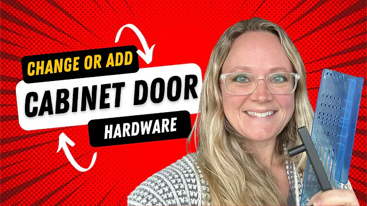 How to Add or Change Cabinet Door Hardware #diypro...