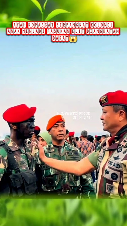 didikan ayahnya luar biasa👏 #komando #abdinegara #tniad #kostrad #shortvideo #army #tentara