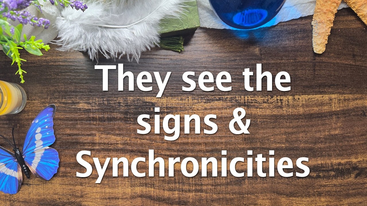They see the signs and synchronicities,. Its as if its meant to be.