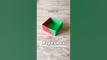 PAPER BOX ORIGAMI EASY TUTORIAL|HOW TO MAKE A SIMPLE PAPER JOINING BOX STEP BY STEP FOLDING|ARTWORK